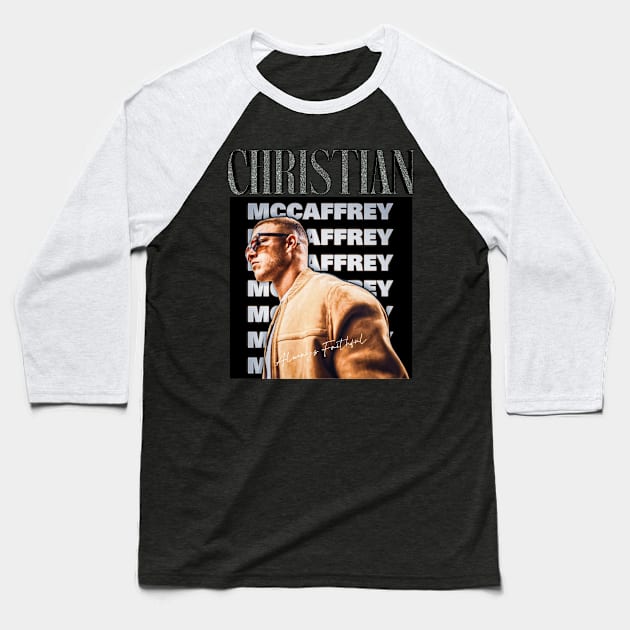 Christian McCaffrey Baseball T-Shirt by NFLapparel